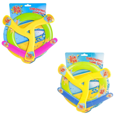 Sol kul flygande frisbee set 30 cm blandat set om 3 | 12 stycken
