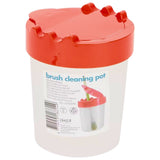 Brush cleaning cup 10 cm 4 assorted | 36 pieces