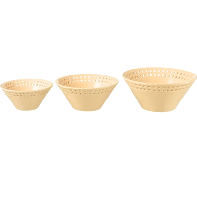 J-line bowl peach 20 cm set of 3 | 6 pieces