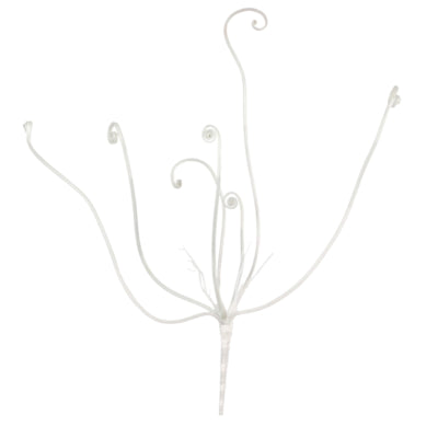 Artificial Twig Curls White 54 cm | 12 pieces