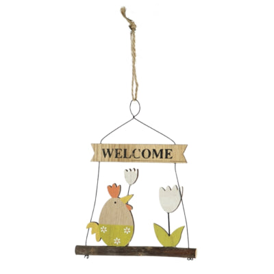 Hanger welcome rooster tulip 17 cm | 25 pieces