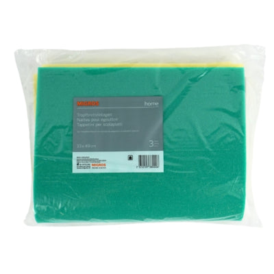 Migros (r) polyether foam mats 33 x 49 cm set of 3 | 10 pieces