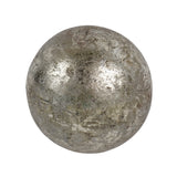 Dekorkule metallic grå 12 cm | 12 stykker