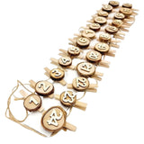 Adventskalenner DIY 5 cm Set vu 24 | 16 Stéck