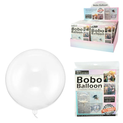 Bobo balloon fillable 40 cm | 24 pieces
