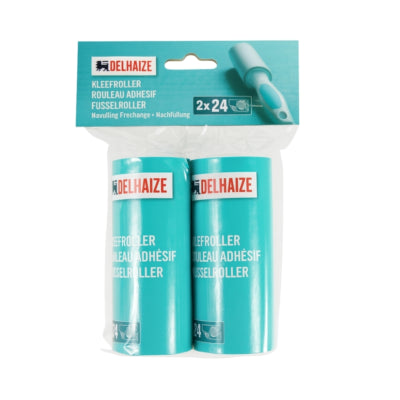 Delhaize Lint Roller Refill Set of 2 | 24 pieces