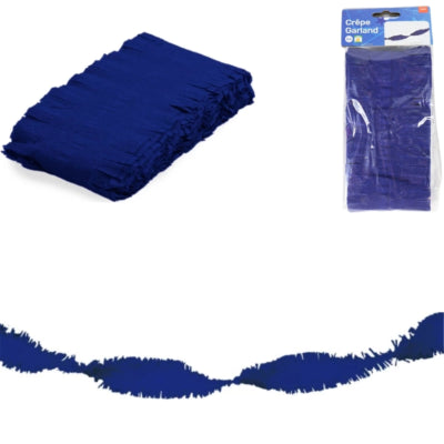 Folat Twist Garland Crêpe Pabeier blo 6 Meter | 24 Stéck
