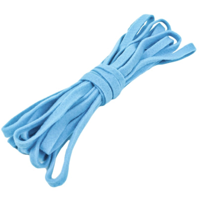 Dekoband Filz blau 10 m | 24 Stück