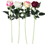 Artificial flower rose 76 cm 4 assorted | 24 pieces