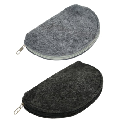 Felt pouch 16 cm 2 assorted | 24 pieces