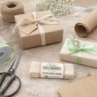 Greenminds Bändchen Koteng natierlech 2 m | 48 Stéck