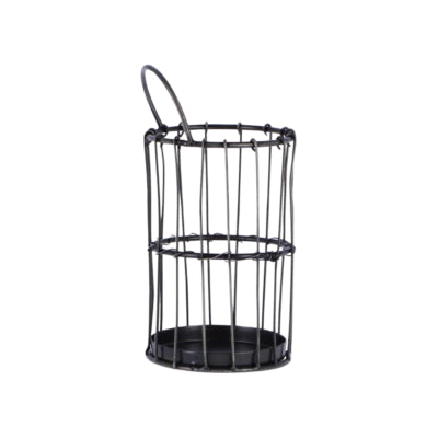 Korg Jill metallgrå 17 cm | 12 stycken