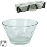 Mirel bowl glass 300 ml set of 3 | 8 pieces