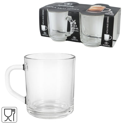 Homeware glass nola 246 ml 4 pieces | 12 pieces