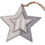 Ngk Pendant Star Grey 19 cm | 24 Stéck