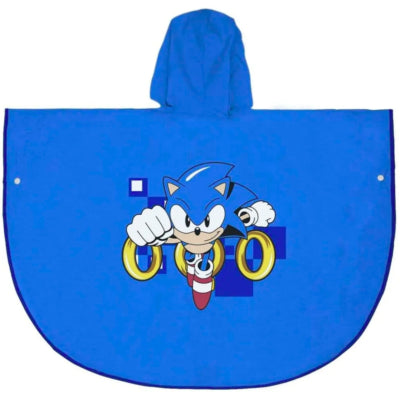 Sonic children's rain poncho 2 assorted | 6 pieces