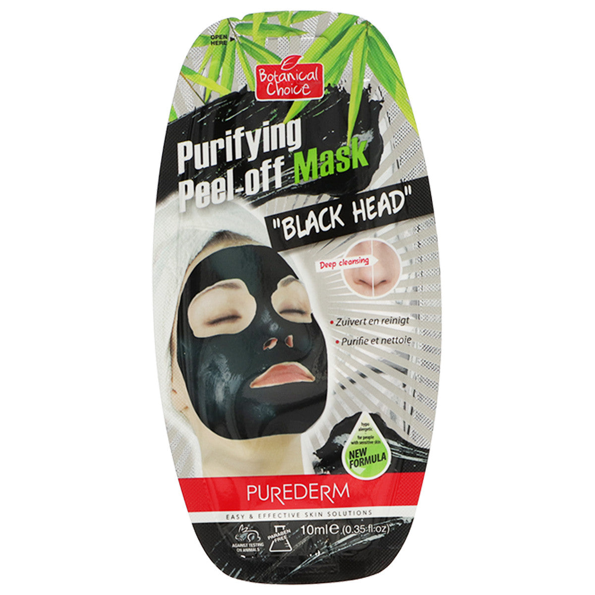 Purederm purifying peel off black head facial mask