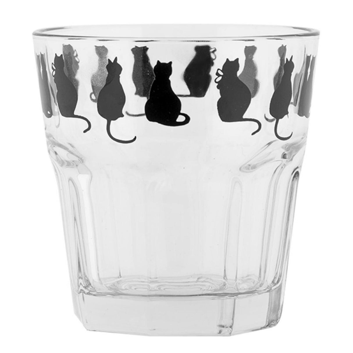 Clayre eef dricksglas katter 200ml ø8cm