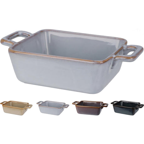 Excelent houseware baking dish with handles 19x11x5cm
