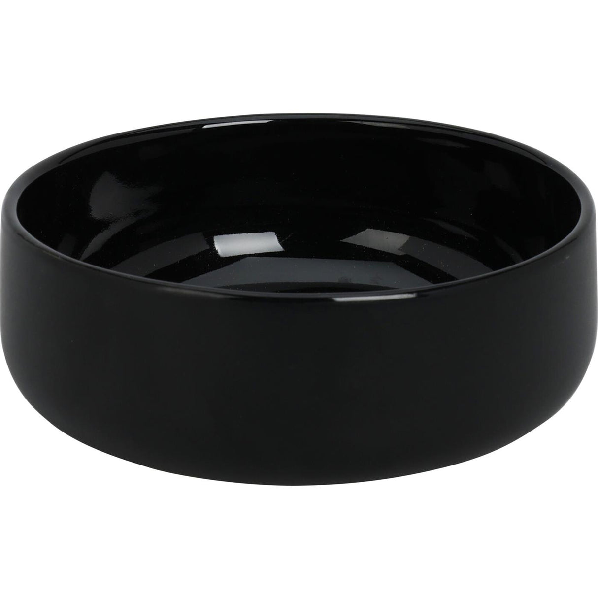 Excellent houseware bowl earthenware 400ml black