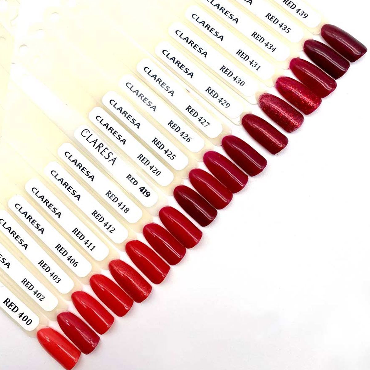 Claresa UV LED Gel Polish 5ml Red 430 Rainbow Explosion