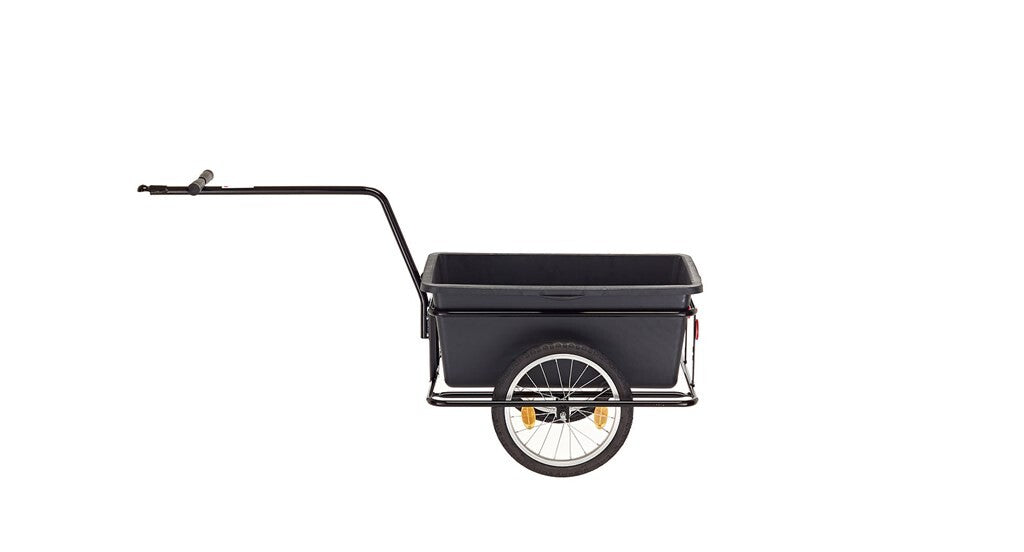 Roland Big Boy Bicycle Trailer - Plastic Steel - 90L - Svart