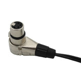 Rolux 4-pins XLR Female met Male D-tap RL-C5