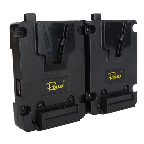 Rolux duo mini v-Mount Batterie Plack rl-ac16s