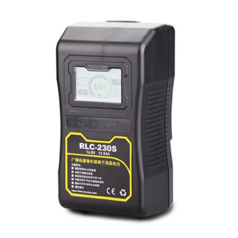 Rolux V-Mount Batterie RLC-230s 230h 14.8v 15500Mah