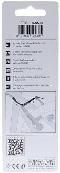 Simson V-Brake bend flexible