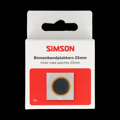 Simson binnenbandpleisters 25mm 8st