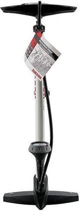 Simson Bicycle Pump con manometro in acciaio 61 cm bianco (020601)