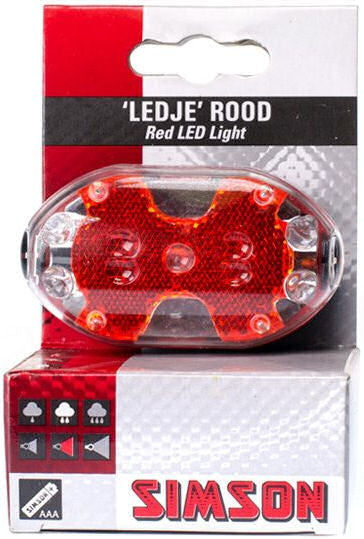 Simson LED LED LILE Light Red