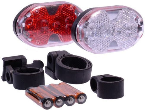 Zestaw oświetlenia bateria LED Black Red