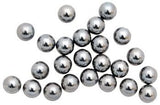 Bullets 1 4 inch silver 24 pieces