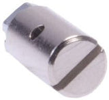 Schrauwen Nippelen 15 x 8 mm sëlweren 2 Stécker