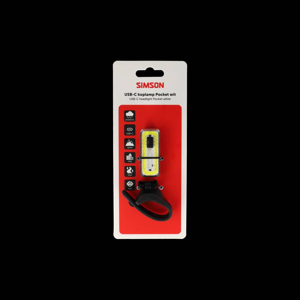 Simson usb-c led lamp pocket wit