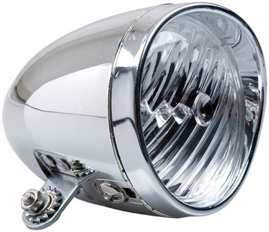 Battery Headlight Classic - Chrome (10 stycken i