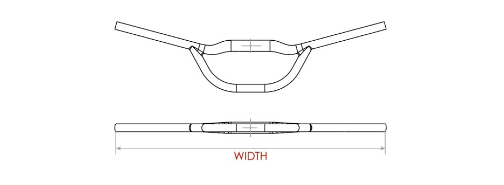 Satori Dirección Aero Ø31.8 mm b = 700 mm Matt negro