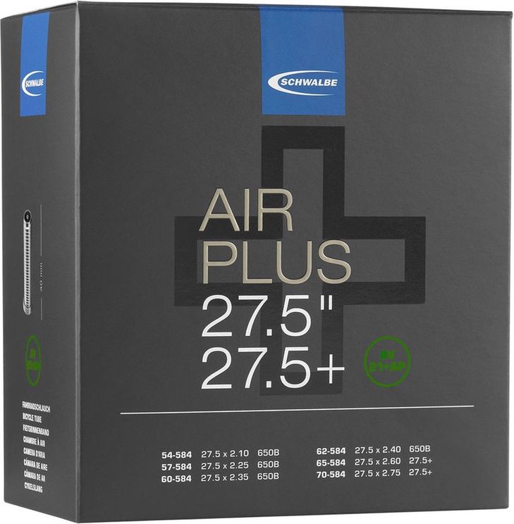 Schwalbe Inner Tube Air Plus AV21AP | 40 62-584 | Samodejno