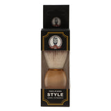 Pre-hairdressers shaving brush Havana