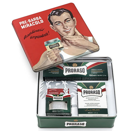 Caixa de presente de barbear Proraso eucalipto