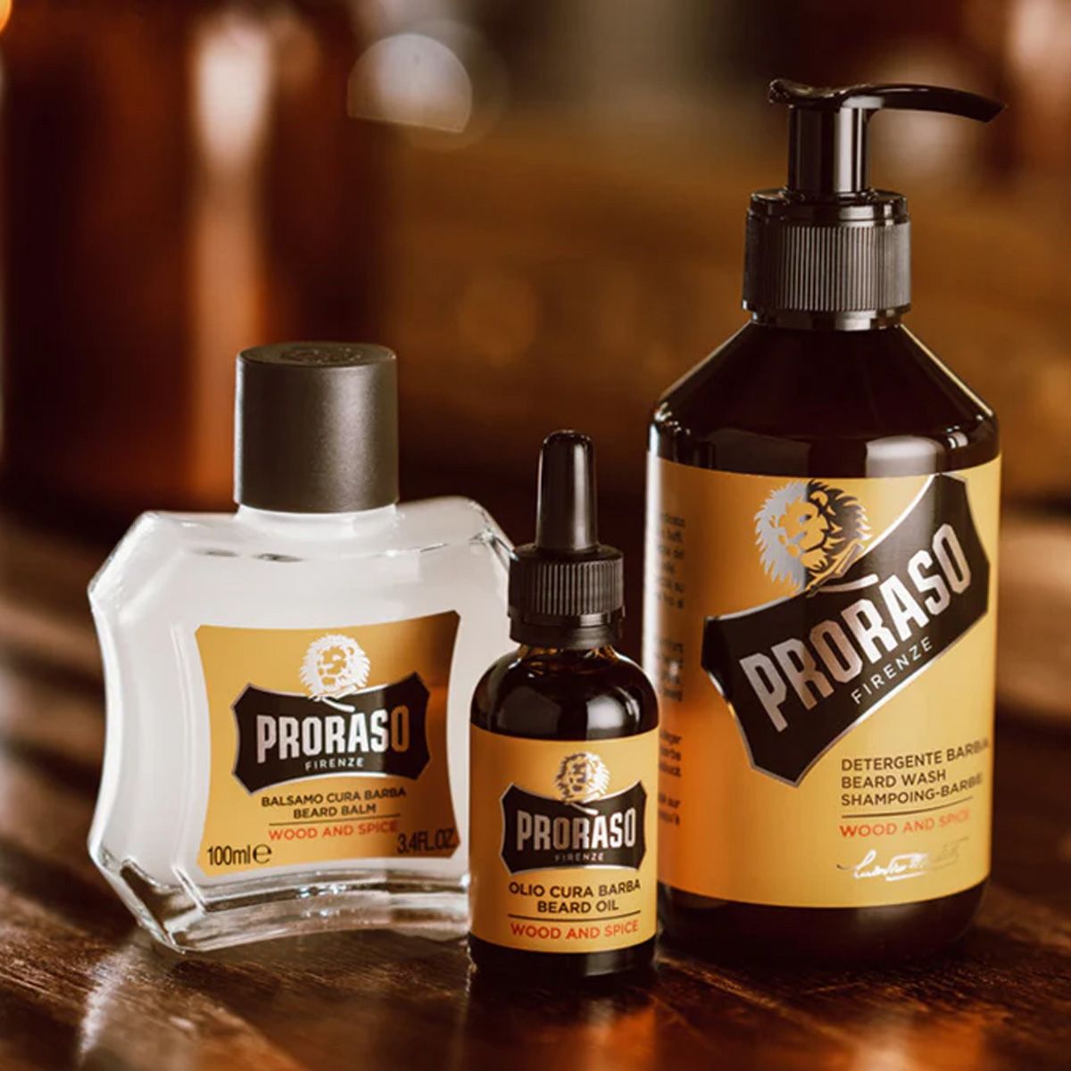 Proraso gift box beard care wood spice