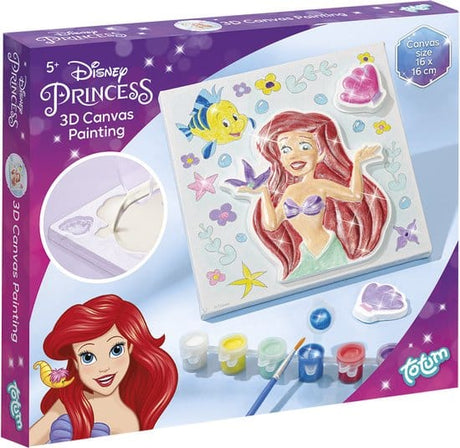 Introduktion Disney Princess Totum hantverksset, gör en 3D-målning av en prinsessa av Ariel