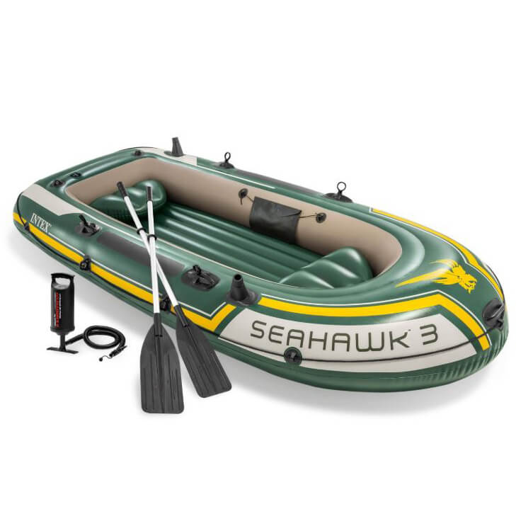 Intex Seahawk 3 Set von drei Personen aufblasbarem Boot