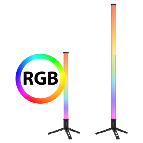 Sirui LED -tubigle T120 Teleskopisk med mini -stativ