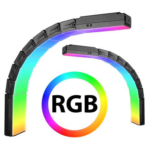 Ohýbání panelu LED dioda sirui RGB B25R-D