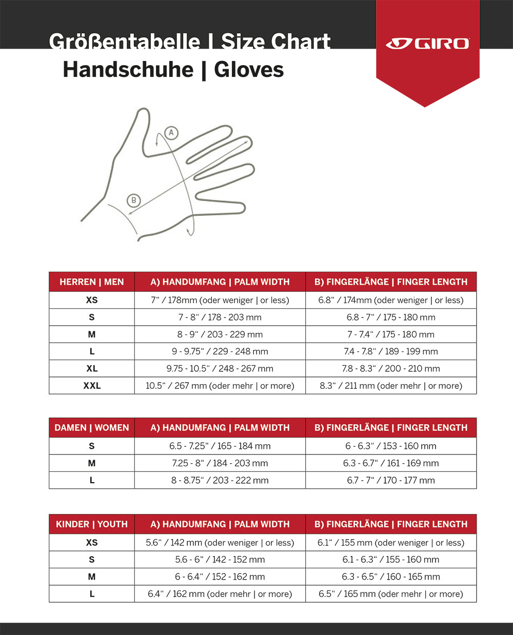 Giro jag - gloves