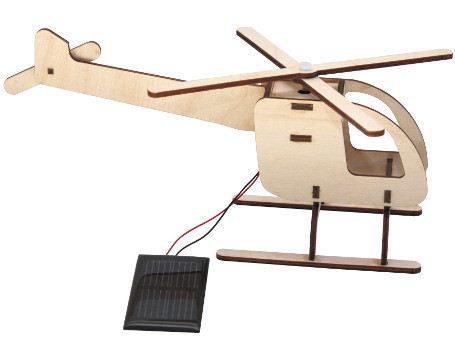 Solexpert Bau Kit - Helikopter mat Solarpanneau