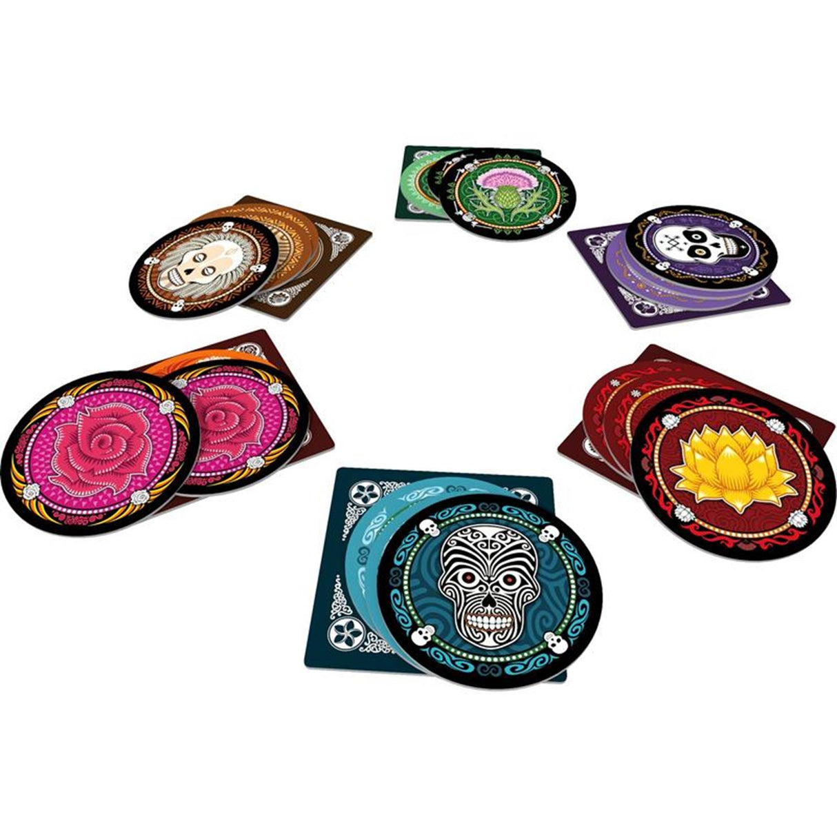 Space cowboys skull card game